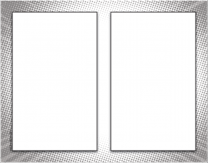 Blank comic panel – 8.5 X 11 with two frames per page. | Life Outside ...